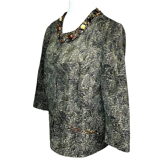 Chico’s Beaded Neck Blazer - Picture 5 of 6